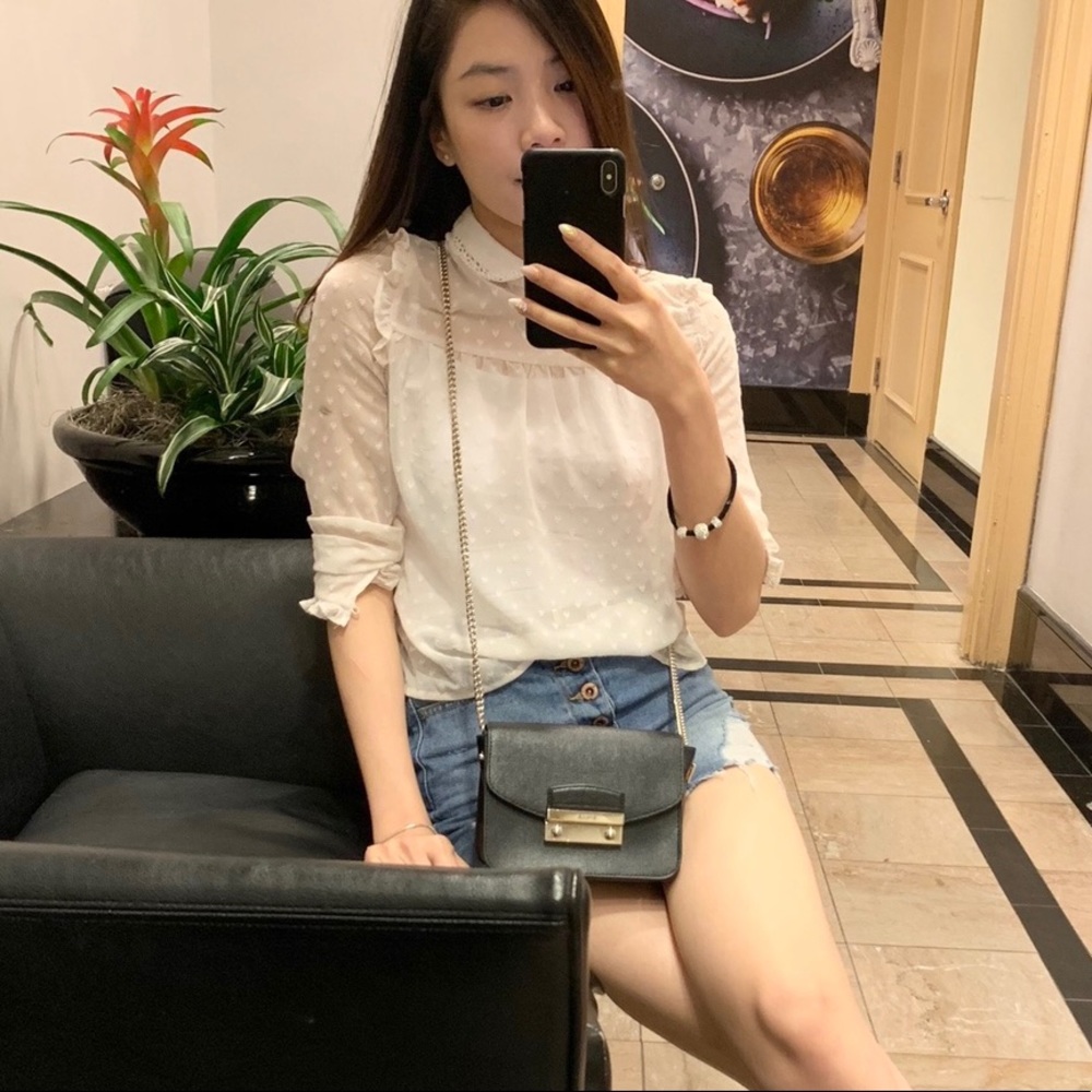 Furla bag, small size, black color